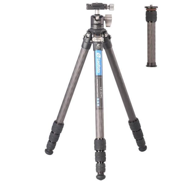 Leofoto Ranger LS-224C Carbon-Stativ mit LH-25 Kugelkopf - Foto Franz GmbH